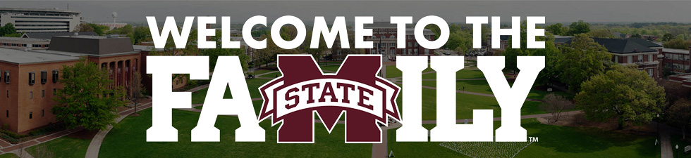 Bannre for Orientation that says "Welcome to the Family"