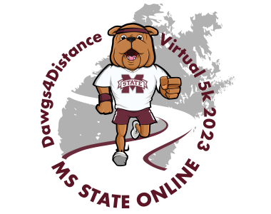 Dawgs4Distance Virtual 5k logo